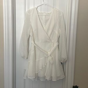 white francesca’s dress